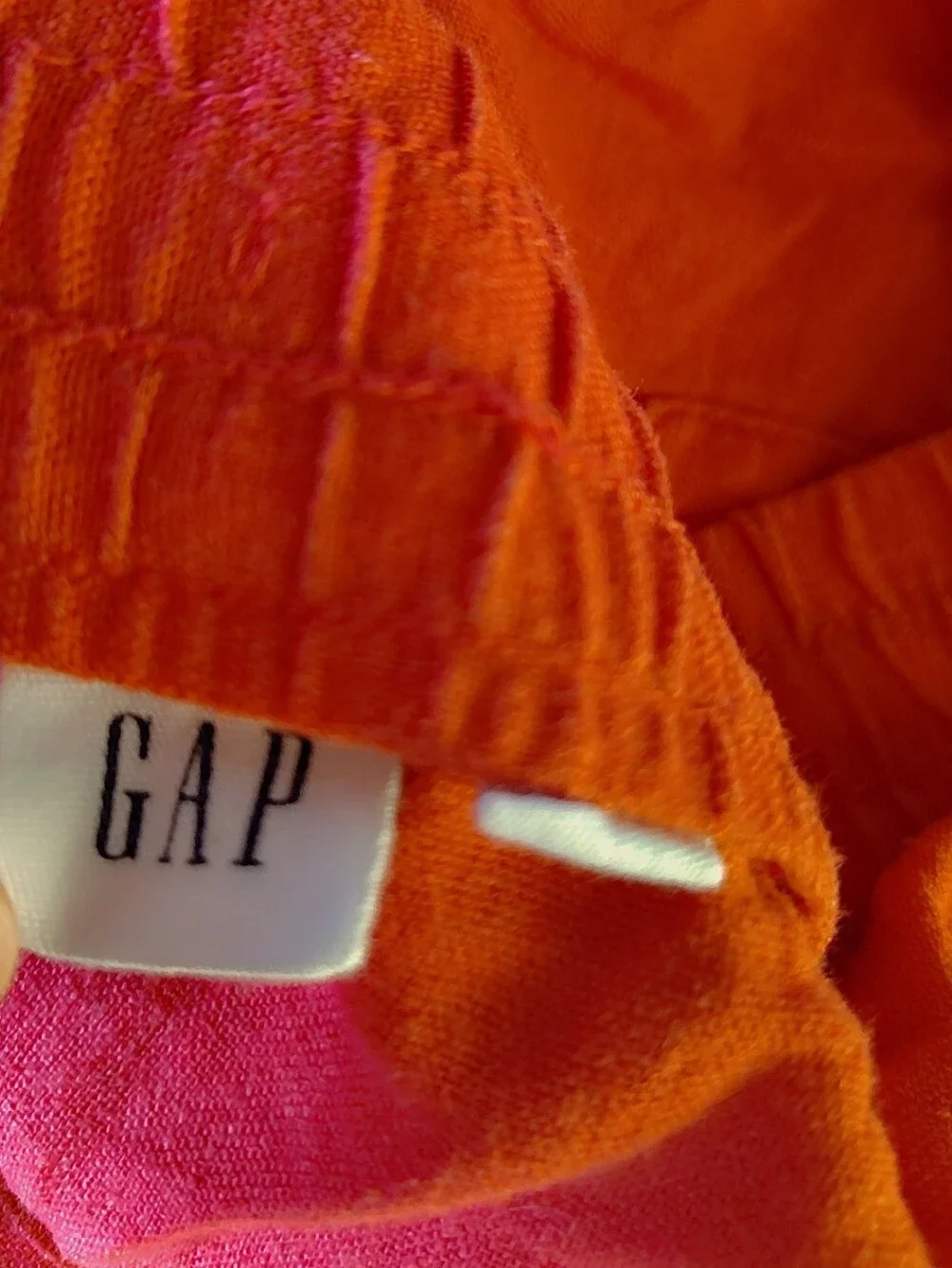 GAP Vibrant Linen-Blend Shorts Size L